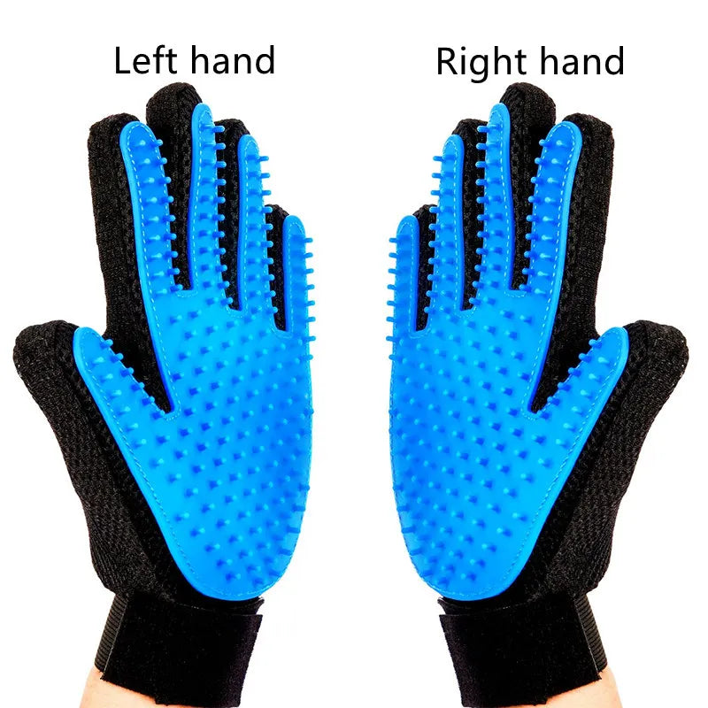 NONOR Rubber Pet Bath Brush Protection Silicone Cat Comb Glove Massage Grooming Dogs Cats Supplies