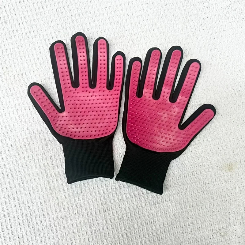 2026 NEW 2 pieces of pet grooming gloves,hair removal gloves with hair removal and massage functions,remove floating hair tools.