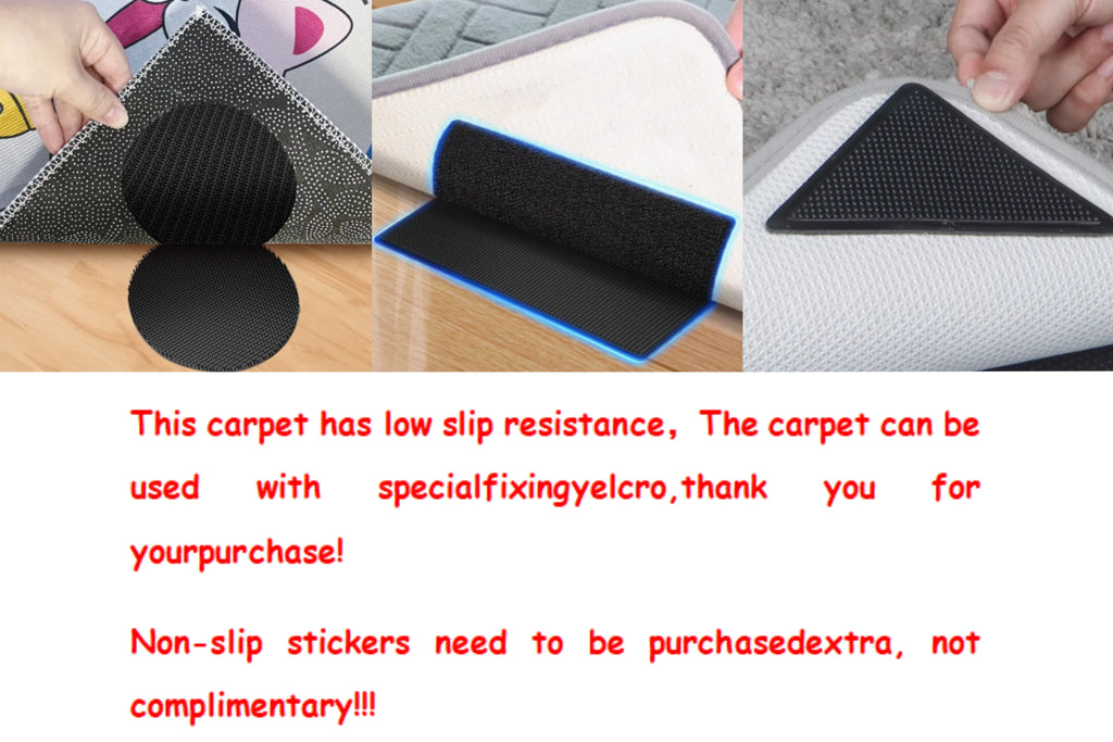 VIKAMA Modern Cigarette Shaped Floor Mat Living Room Bedroom Resting Area Soft and Machine Washable Home Decoration