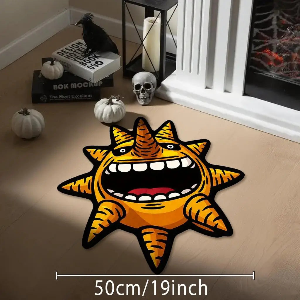 VIKAMA Anime Style Creative Sun Carpet Unique Home Accessories Festival Gifts Creative Living Room Bedroom Decoration Carpet