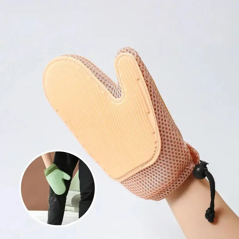 Pet Grooming Glove Efficient Cat Dog Hair Remover Gentle Massage Tool Double Sided Brush Stress Free Easy Hand Wash Remover Glov