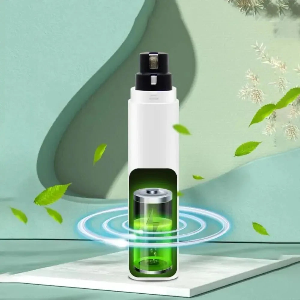Electric Pet Nail Grinder Quiet Safe Pet Nail Trimmer USB Charging with LED Pet Nail Clipper for Grooming Cleaning Pet Supplies.