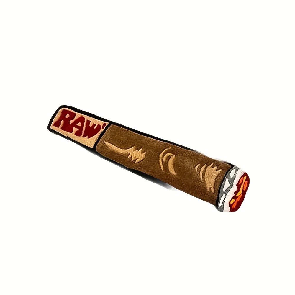 VIKAMA Modern Cigarette Shaped Floor Mat Living Room Bedroom Resting Area Soft and Machine Washable Home Decoration