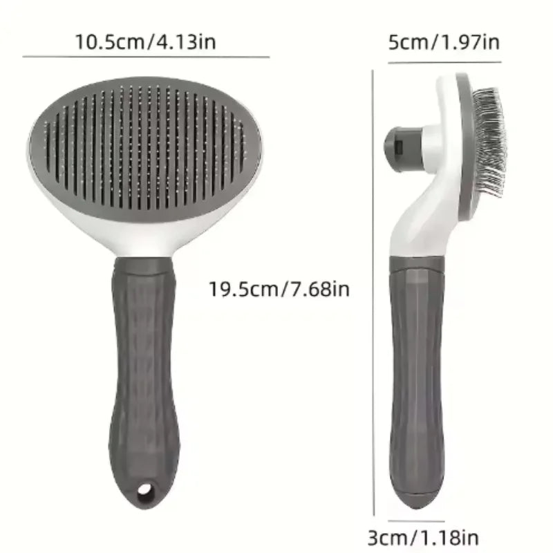 Pet Dog Brush Cat Comb Self Cleaning Pet Hair Remover Brush For Dogs Cats Grooming Tools Pets Dematting Comb Dogs Accessories
