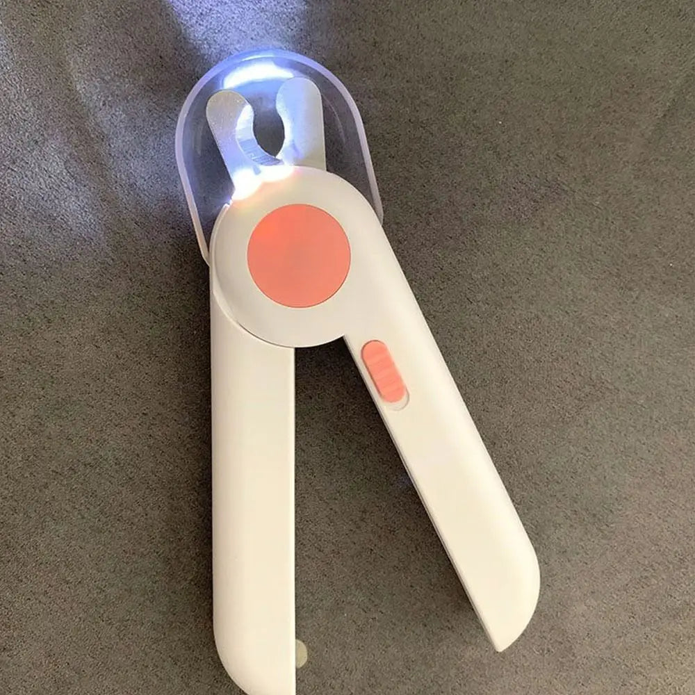 Pet Care Safe Design Dog Nail Clipper Labor-saving Quiet Cat Nail Grinder Safe LED Pet Claw Trimmer Cat Claw Care