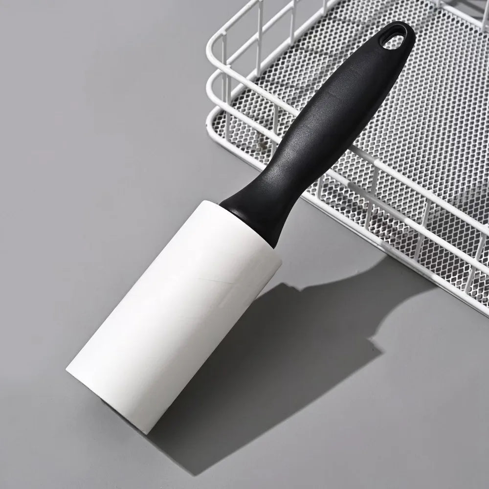 Reusable Lint Roller for Pet Hair - Sticky Adhesive Dust Remover for Furniture Clothes, Household Cleaning Tool with Handle (120