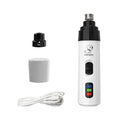 LED Electric Pet Nail Grinder Ultra Quiet USB Rechargeable Pet Nail Trimmer With LED Light Low Noise Paw Care Tool For Dogs Cats