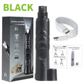 USB Rechargeable Pet Nail Grinder with LED Illumination, 2 Speed Quiet Electric Nail Trimmer, Painless Pet Nail Clipper for Dogs