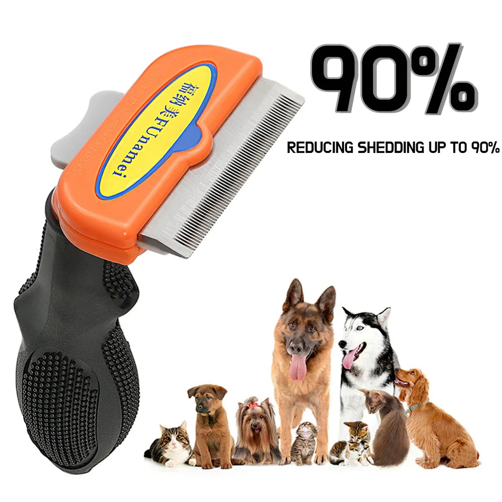 Large Dog Hair Removal Comb Big Dog Brush Pet Grooming Brush Cat Comb Dog Hair Massage Comb Cat Hair Remover Cleaning Grooming