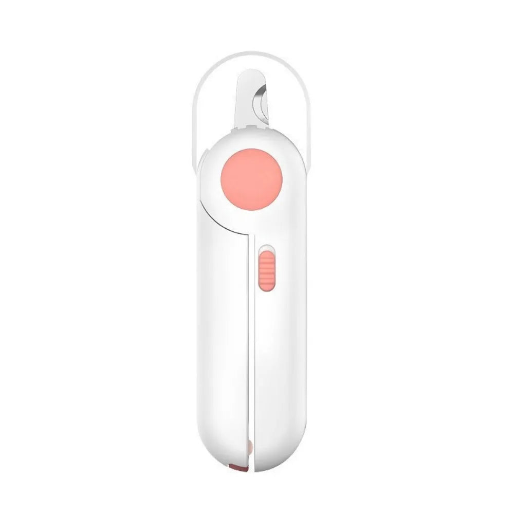 Pet Care Safe Design Dog Nail Clipper Labor-saving Quiet Cat Nail Grinder Safe LED Pet Claw Trimmer Cat Claw Care