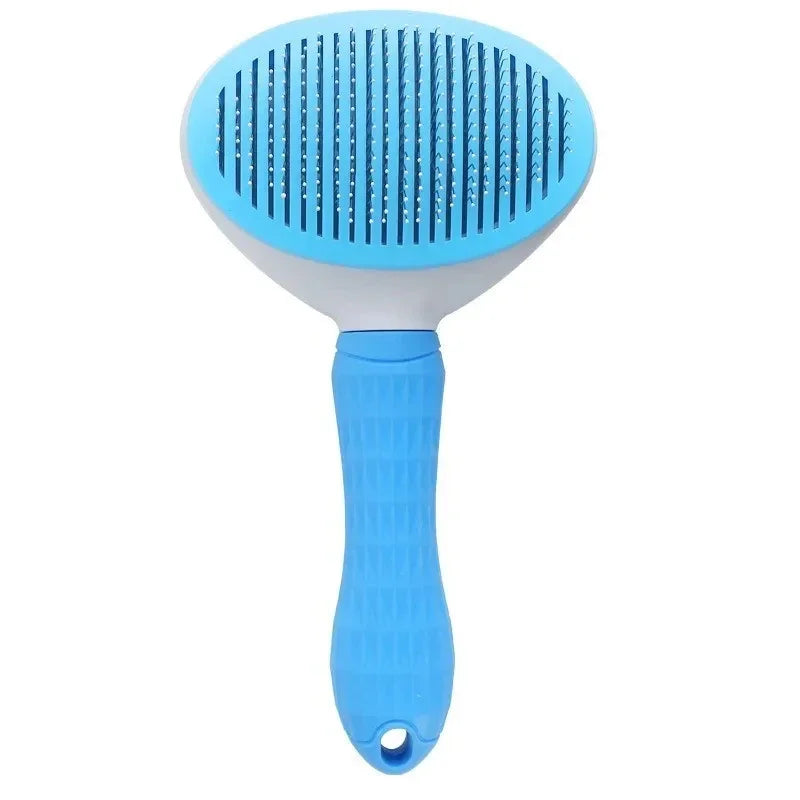 Self Cleaning Slicker Brush for Dogs Cats, Pet Hair Remover Deshedding Comb, Dematting Grooming Tool for Long Short Hair Pets