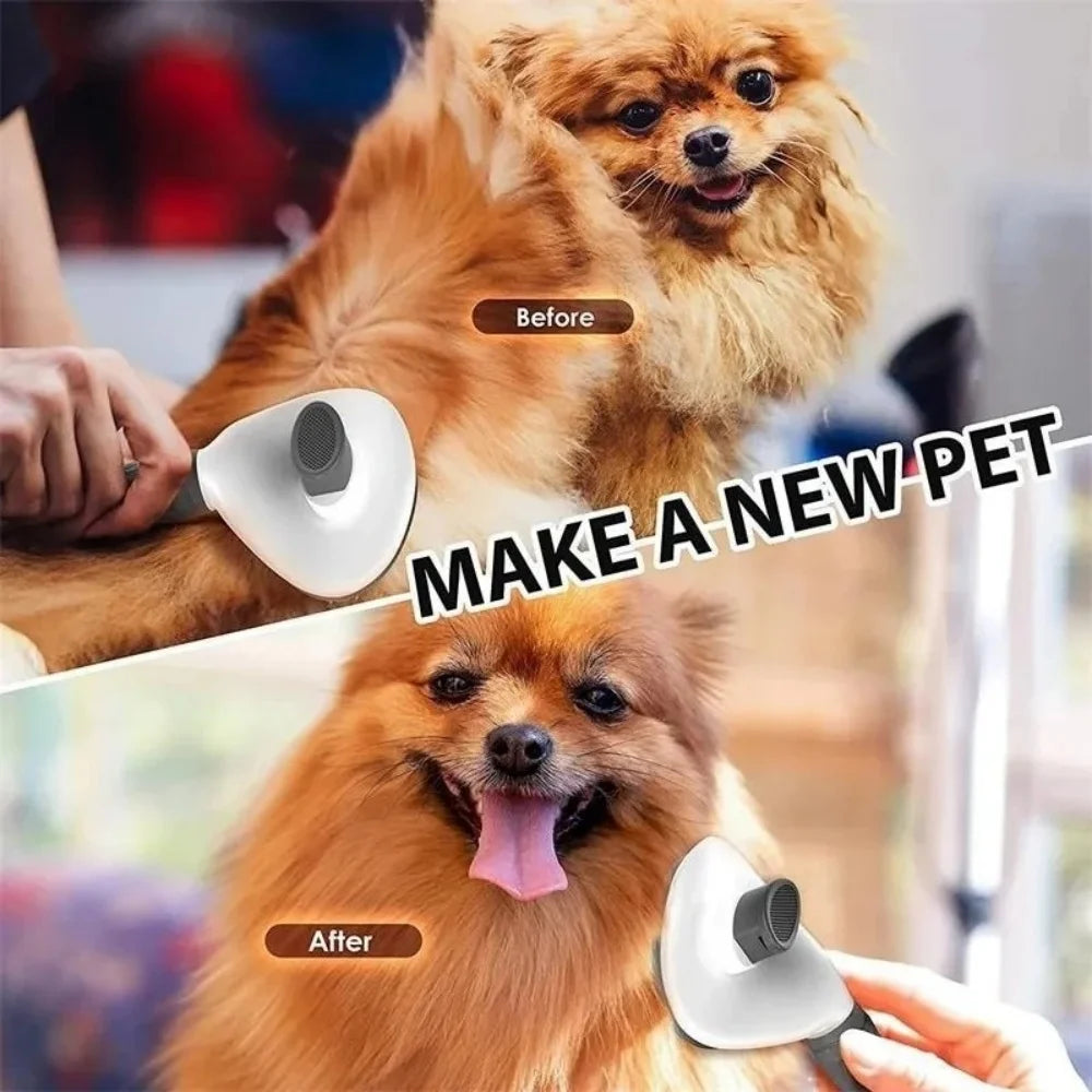 Self-cleaning Pet Hair Remove Comb Cat Slicker Brush Pet Hair Removal Comb For Cats Grooming Brushes Dog Combs Cat Accessories