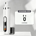 New Electric Dog Nail Clippers Rechargeable USB Charging LED Light Quiet Cat Nail Grinders Pet Paws Nail Grooming Supplies