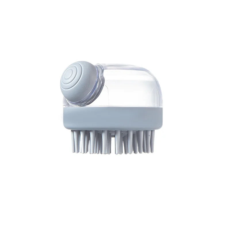 Silicone Dog Bath Massage Gloves Brush Pet Cat Bathroom Cleaning Tool Comb Brush for Dog Can Pour Shampoo Dog Grooming Supplies